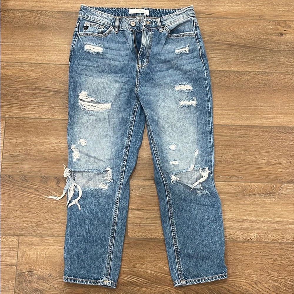 VICI Distressed Blue Denim Jeans